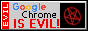 An anti chrome web badge