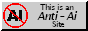An anti ai web badge