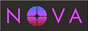 A badge with the text Nova with the o replaced with a star, it is a blue and purple gradient