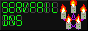 A badge showing candles around a pentagram indicating that this site uses servfail's dns
